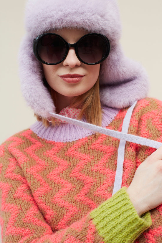 Dr Bloom Knitwear Coqueteo Jumper in Coral