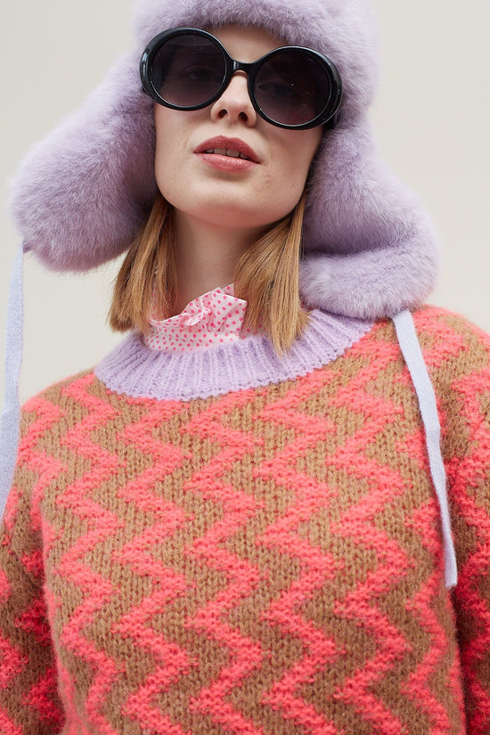 Dr Bloom Knitwear Coqueteo Jumper in Coral