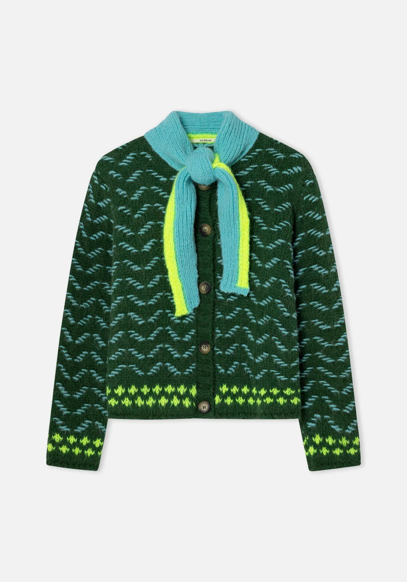 Dr Bloom Knitwear Green Darling Green Knit