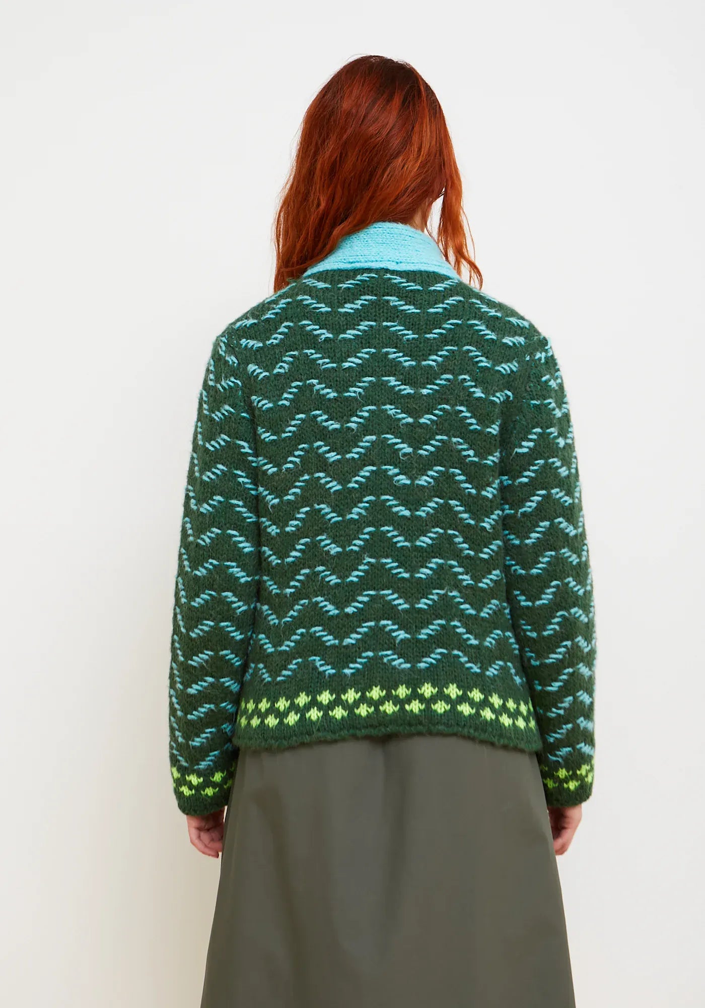 Dr Bloom Knitwear Green Darling Green Knit