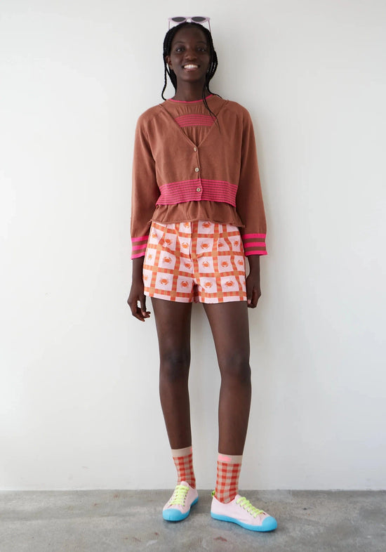 Dr Bloom Knitwear Montadito Cardigan in Camel