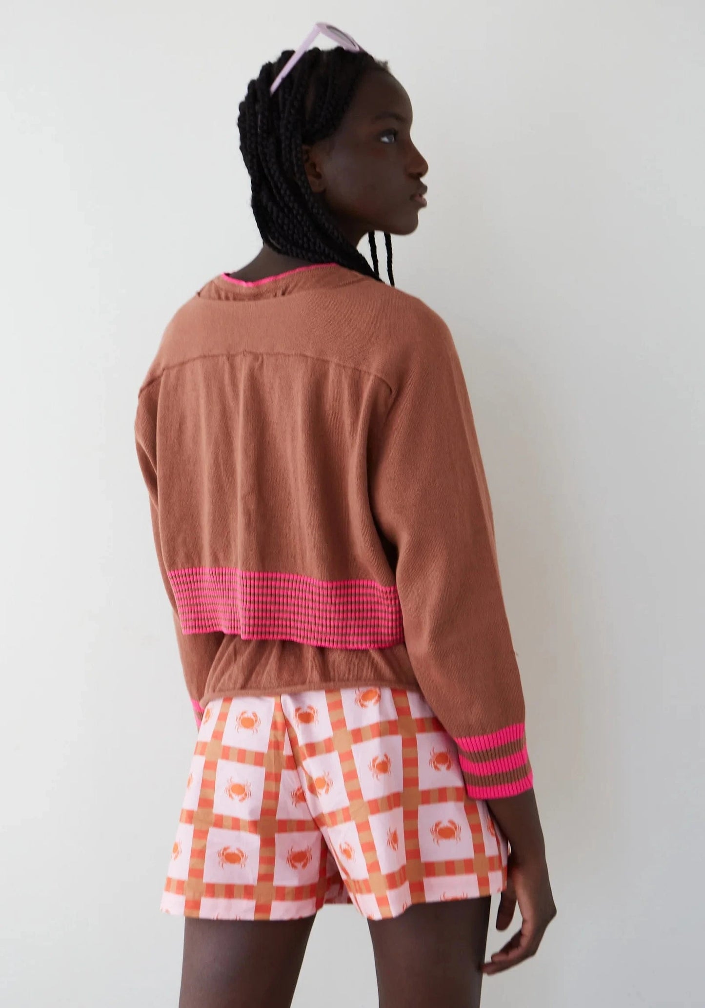 Dr Bloom Knitwear Montadito Cardigan in Camel