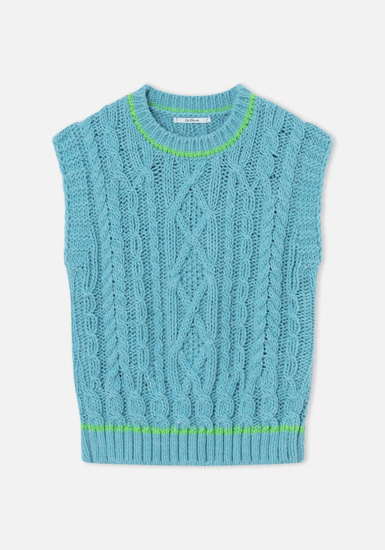Dr Bloom Knitwear Nest Knit in Turquoise