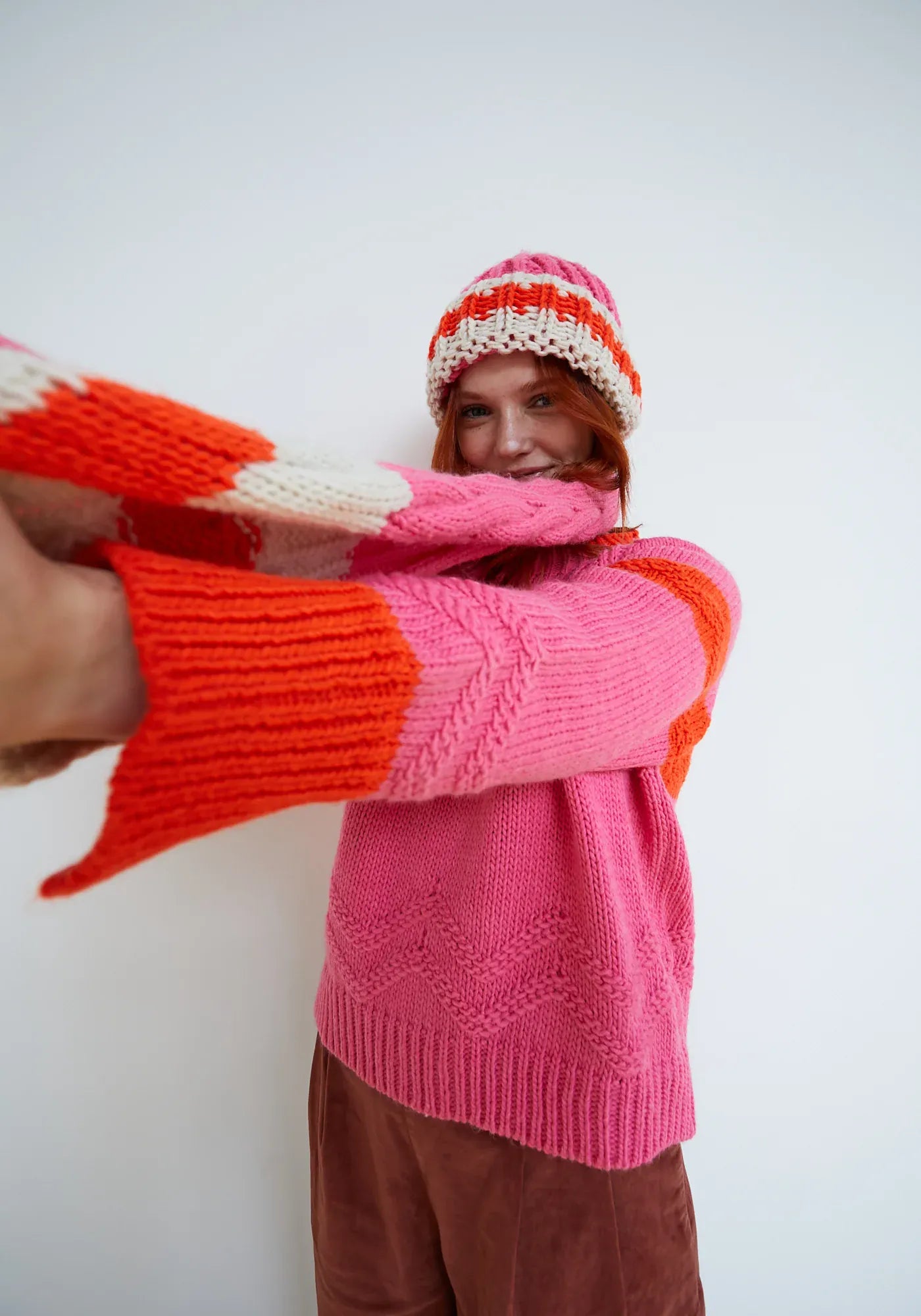 Dr Bloom Knitwear Pink Candy Knit