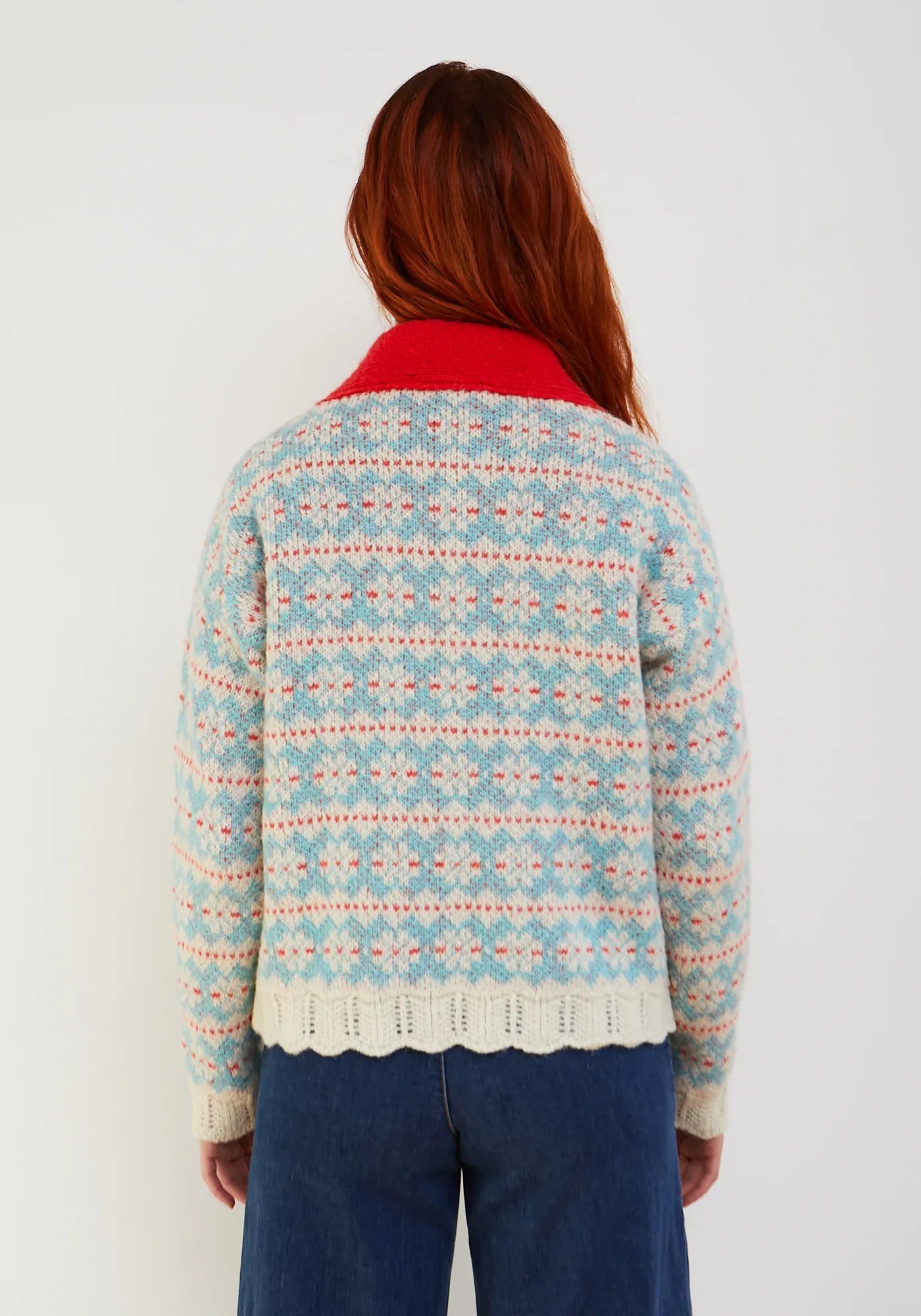 Dr Bloom Knitwear Red Cowboy Knit