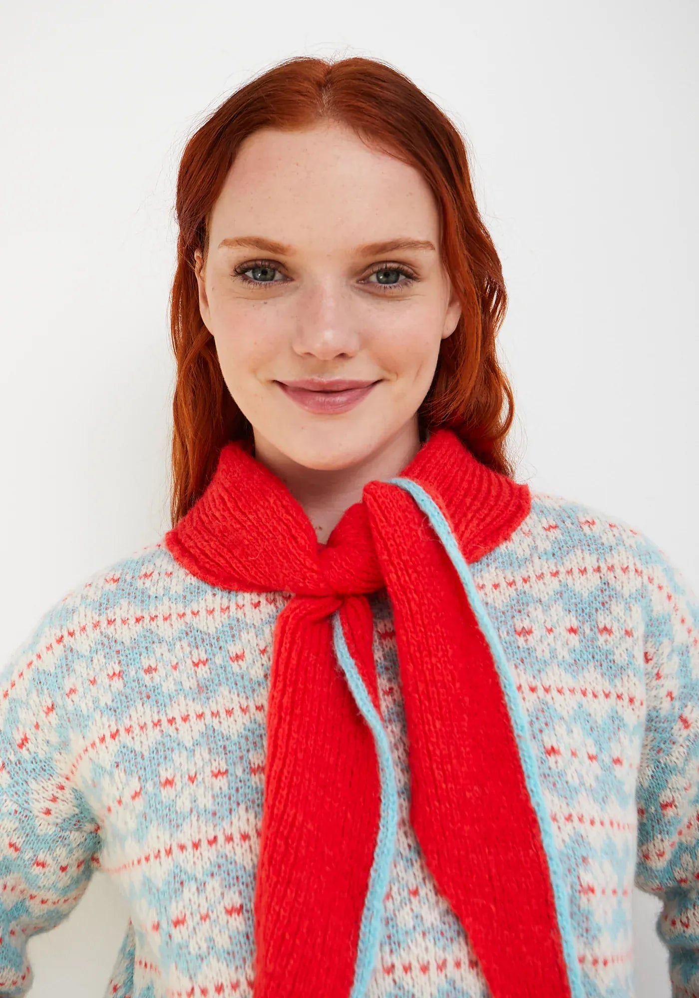 Dr Bloom Knitwear Red Cowboy Knit