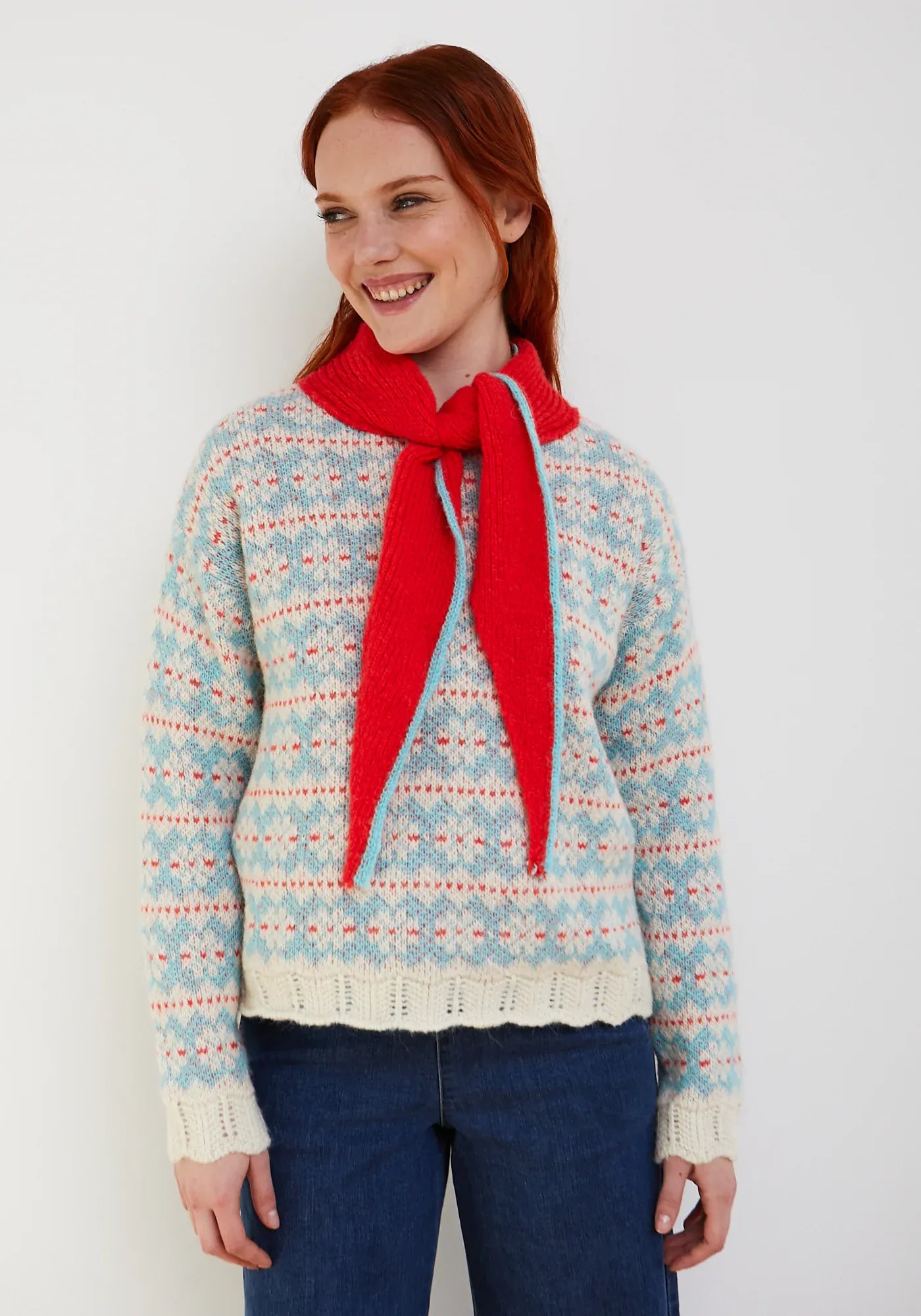 Dr Bloom Knitwear Red Cowboy Knit