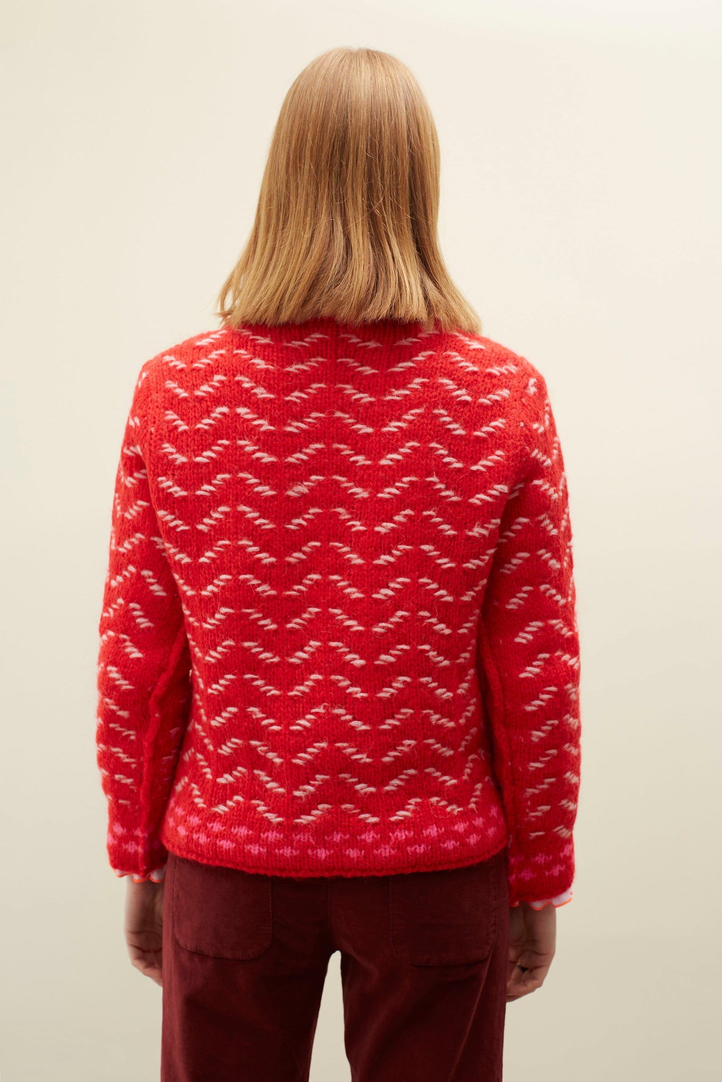 Dr Bloom Knitwear Saltarin Jersey in Rojo