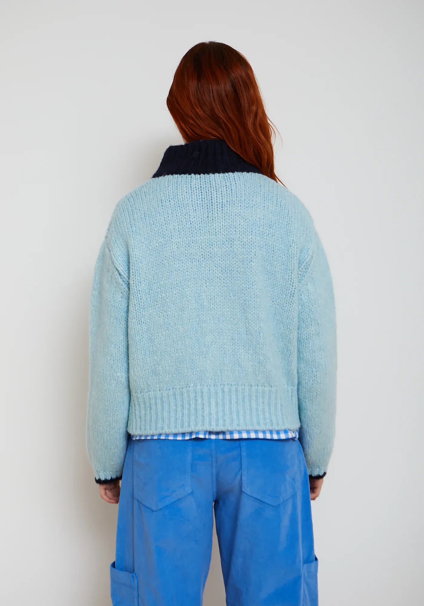 Dr Bloom Knitwear Sky Blue Jammy Cardi
