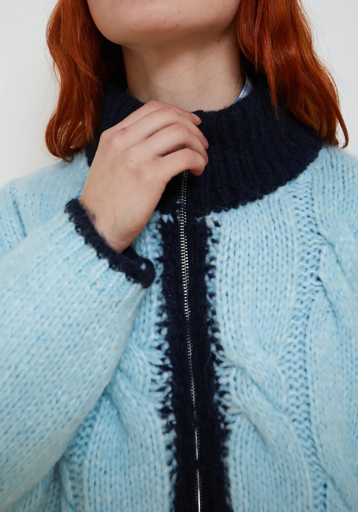Dr Bloom Knitwear Sky Blue Jammy Cardi