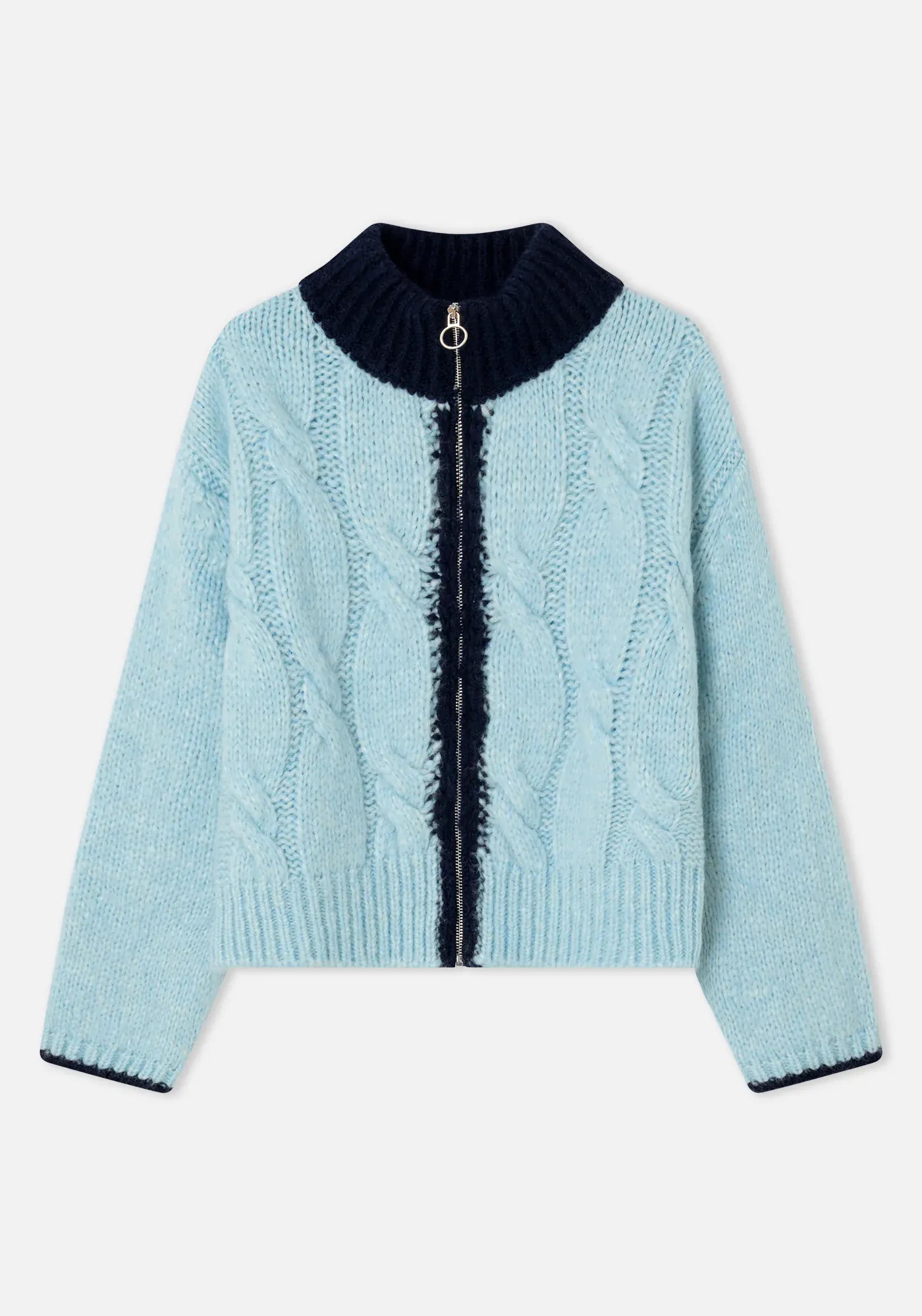 Dr Bloom Knitwear Sky Blue Jammy Cardi