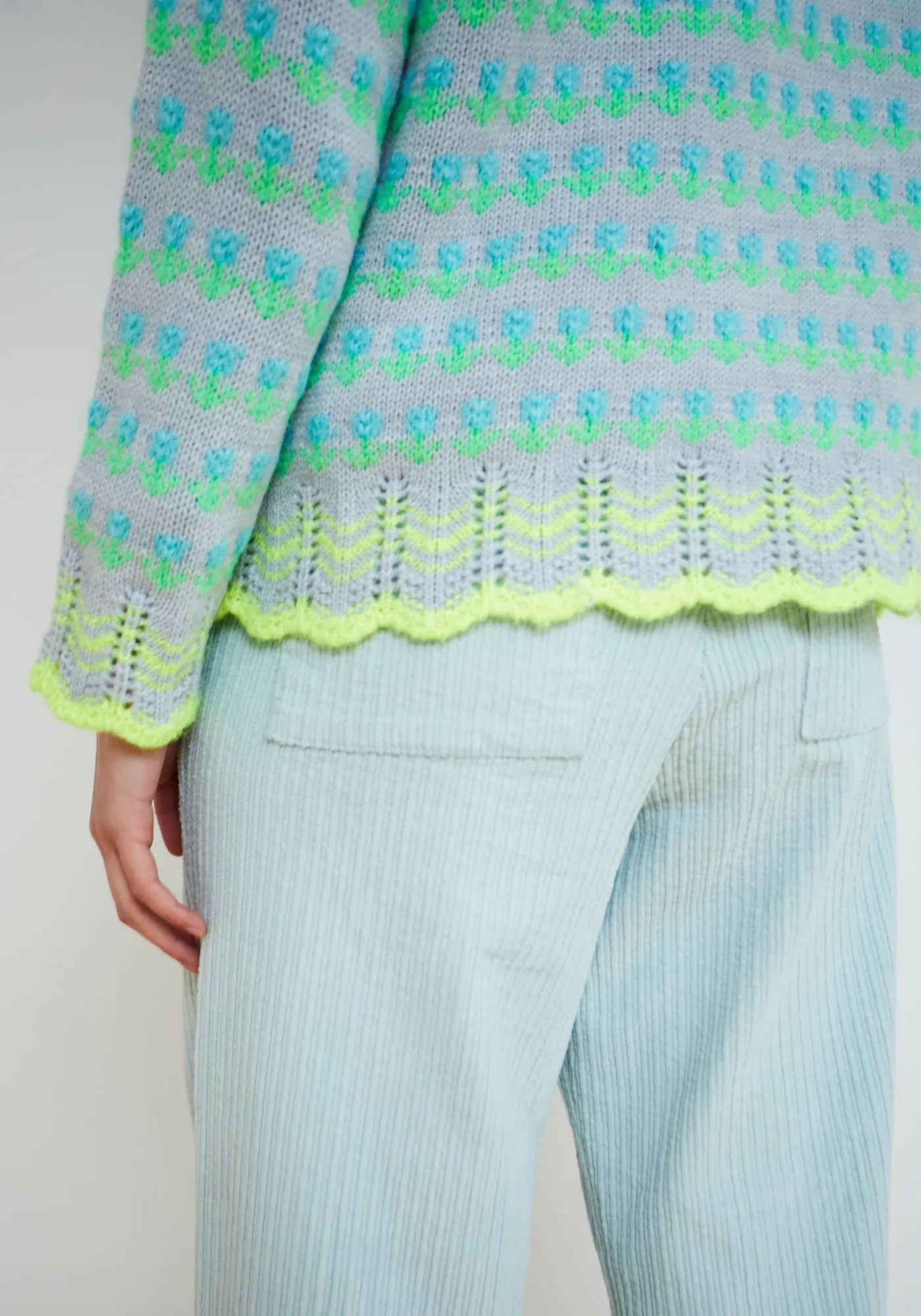 Dr Bloom Knitwear Sky Blue Prado Knit
