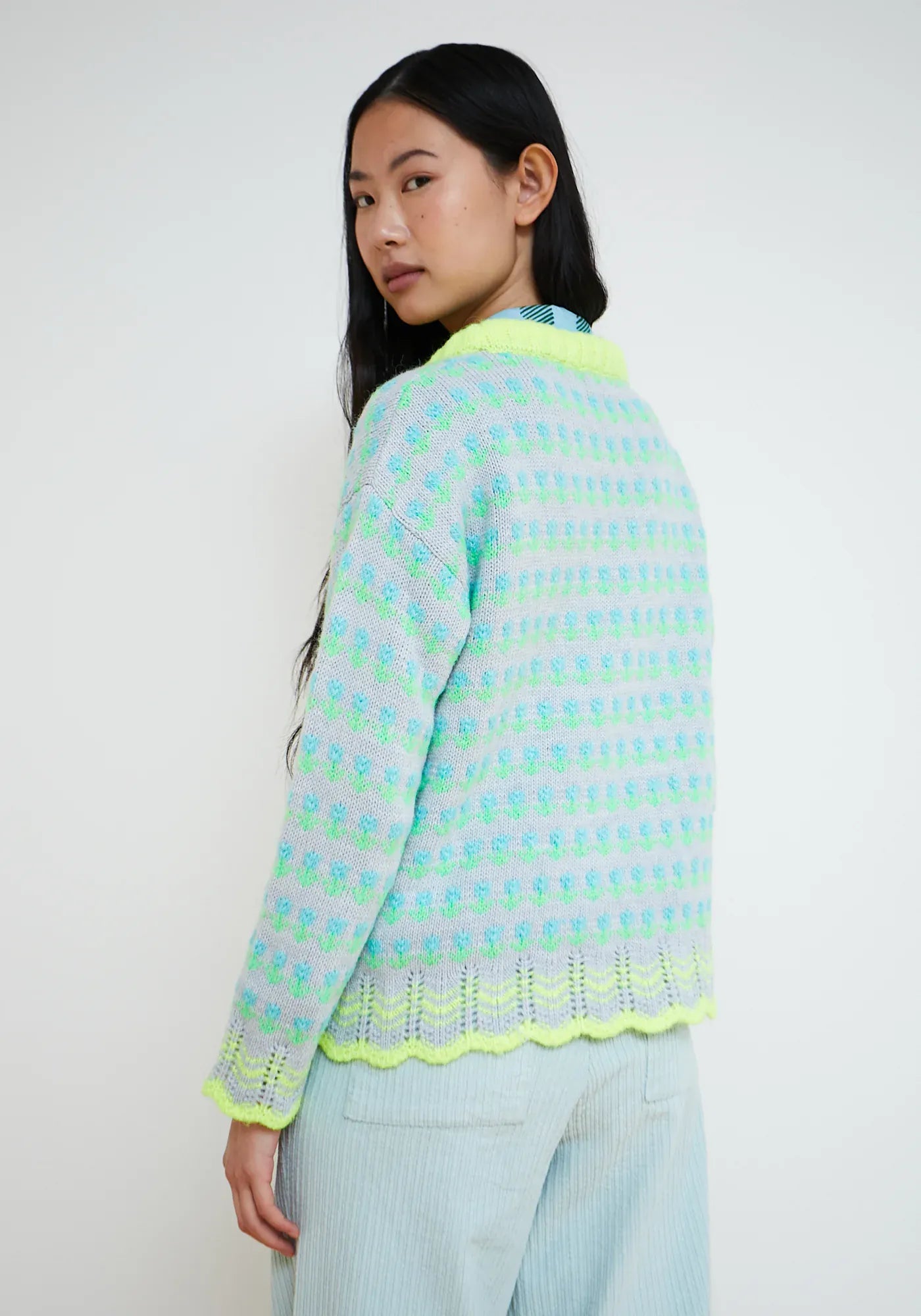 Dr Bloom Knitwear Sky Blue Prado Knit