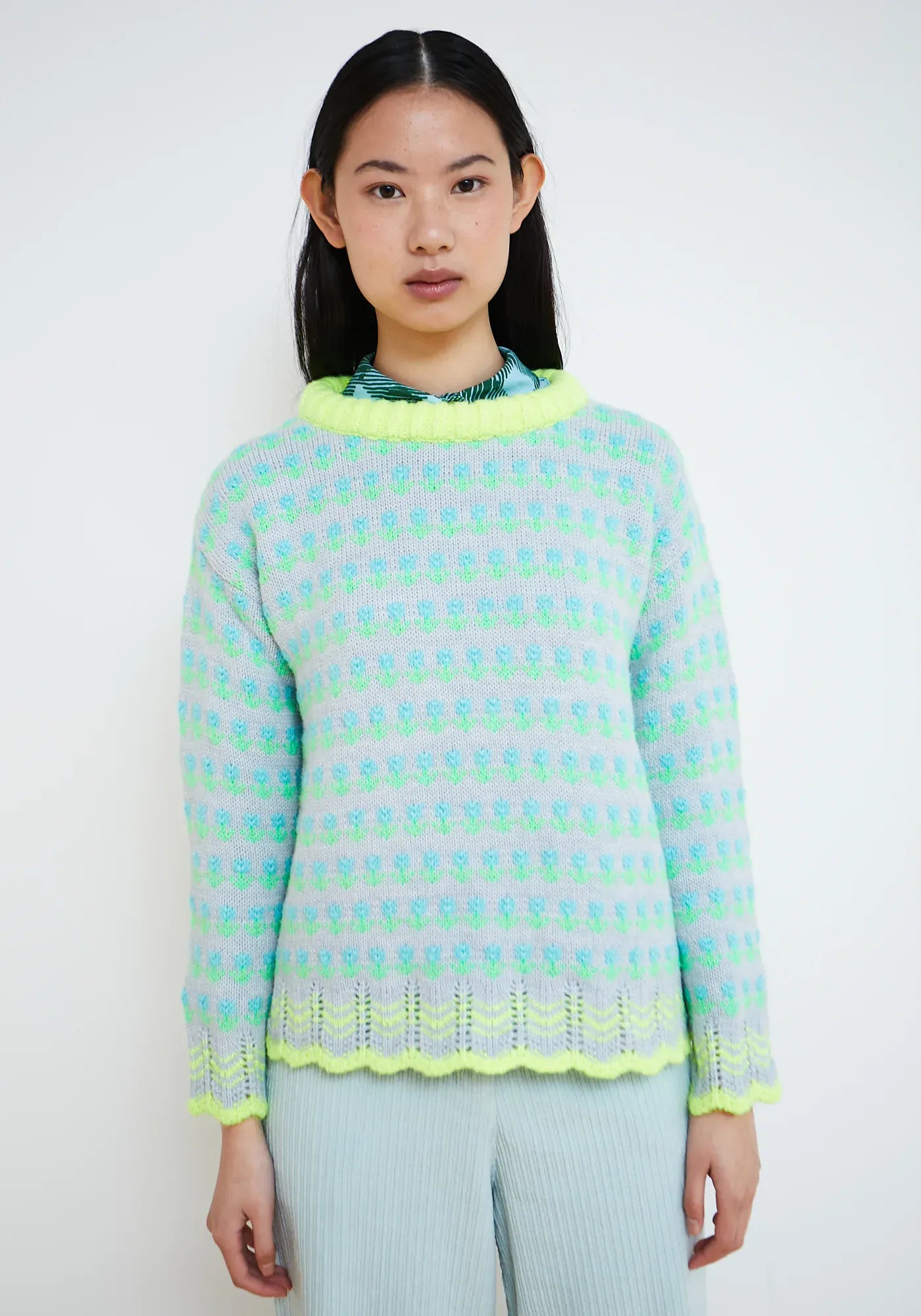 Dr Bloom Knitwear Sky Blue Prado Knit