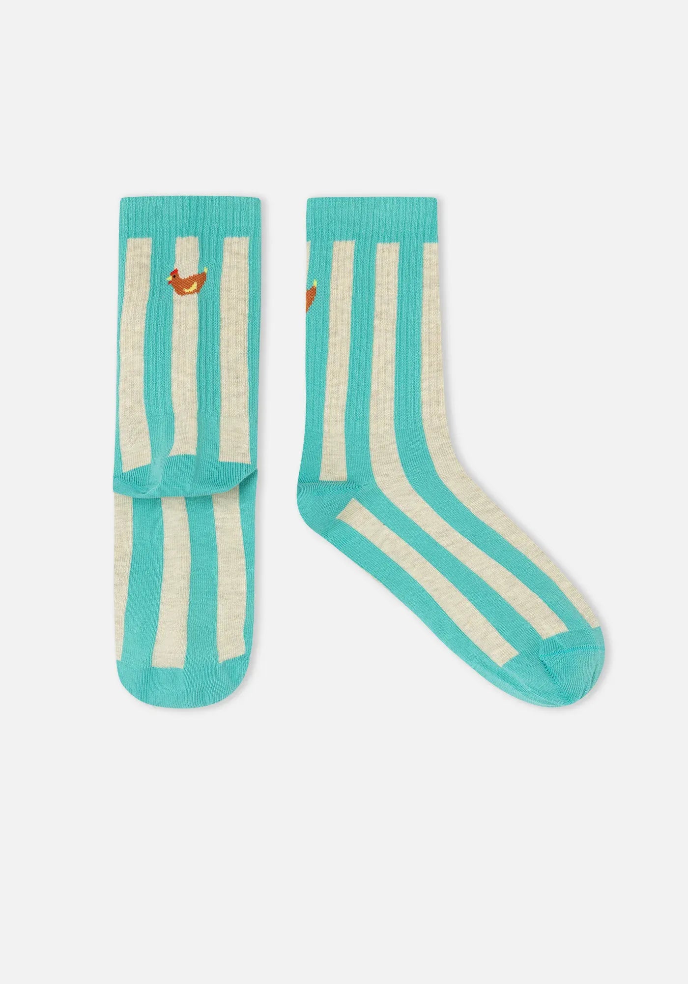 Dr Bloom Ladies Socks ONE SIZE Turquoise Hen Socks