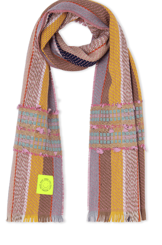 Dr Bloom Scarves Striped Bloom Scarf