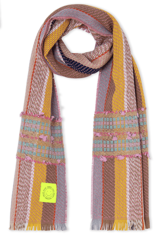 Dr Bloom Scarves Striped Bloom Scarf