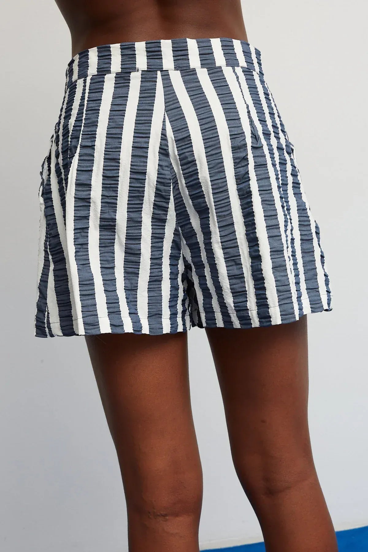 Dr Bloom Shorts Navy Stripe Shorts