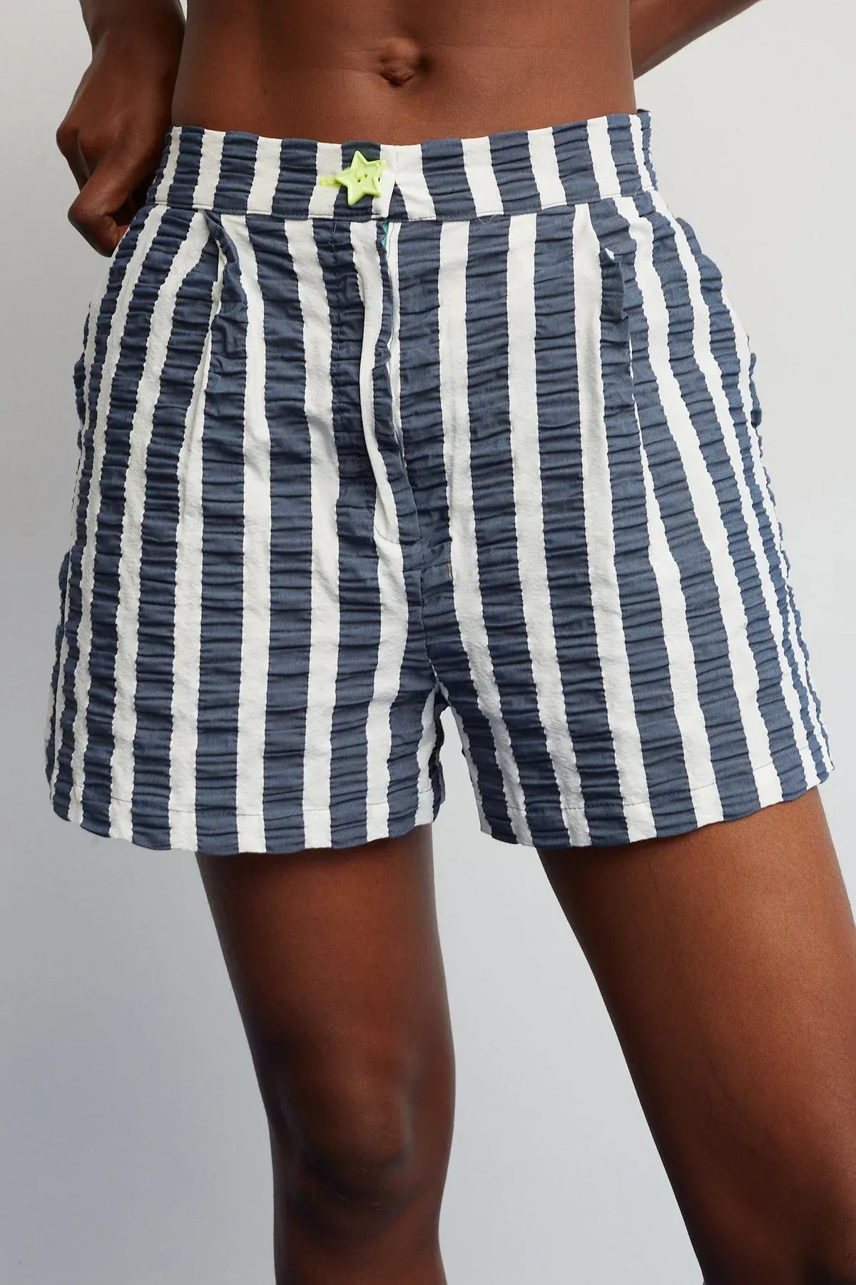 Dr Bloom Shorts Navy Stripe Shorts