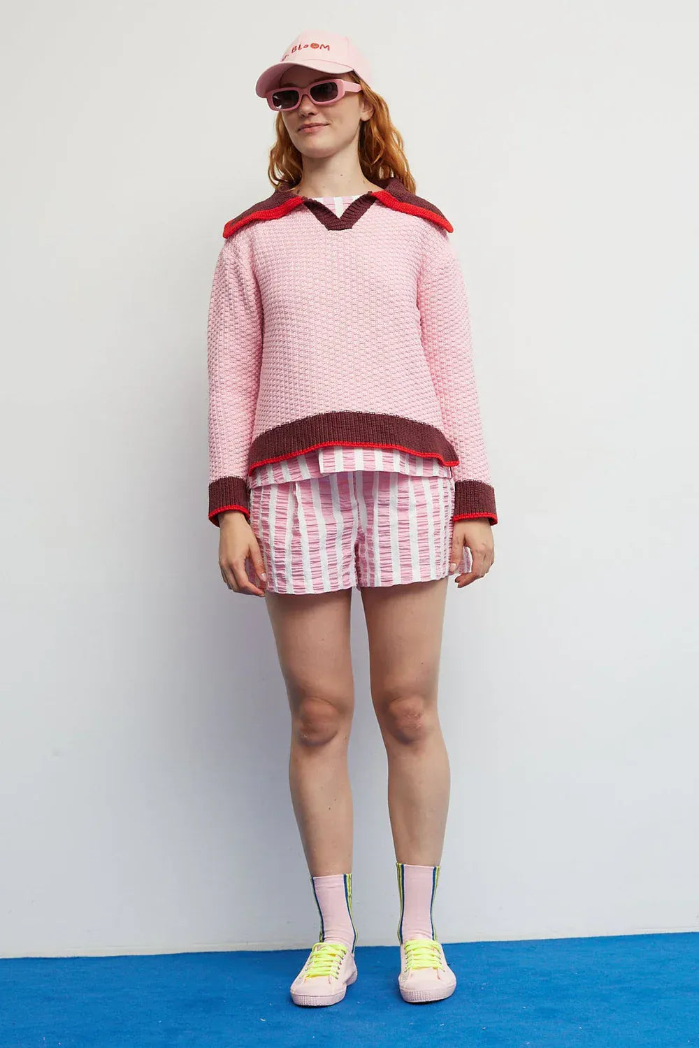 Dr Bloom Shorts Pink Stripe Shorts