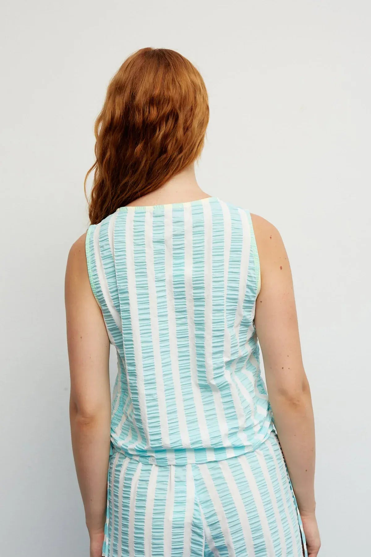 Dr Bloom Tops Aqua Travel Top