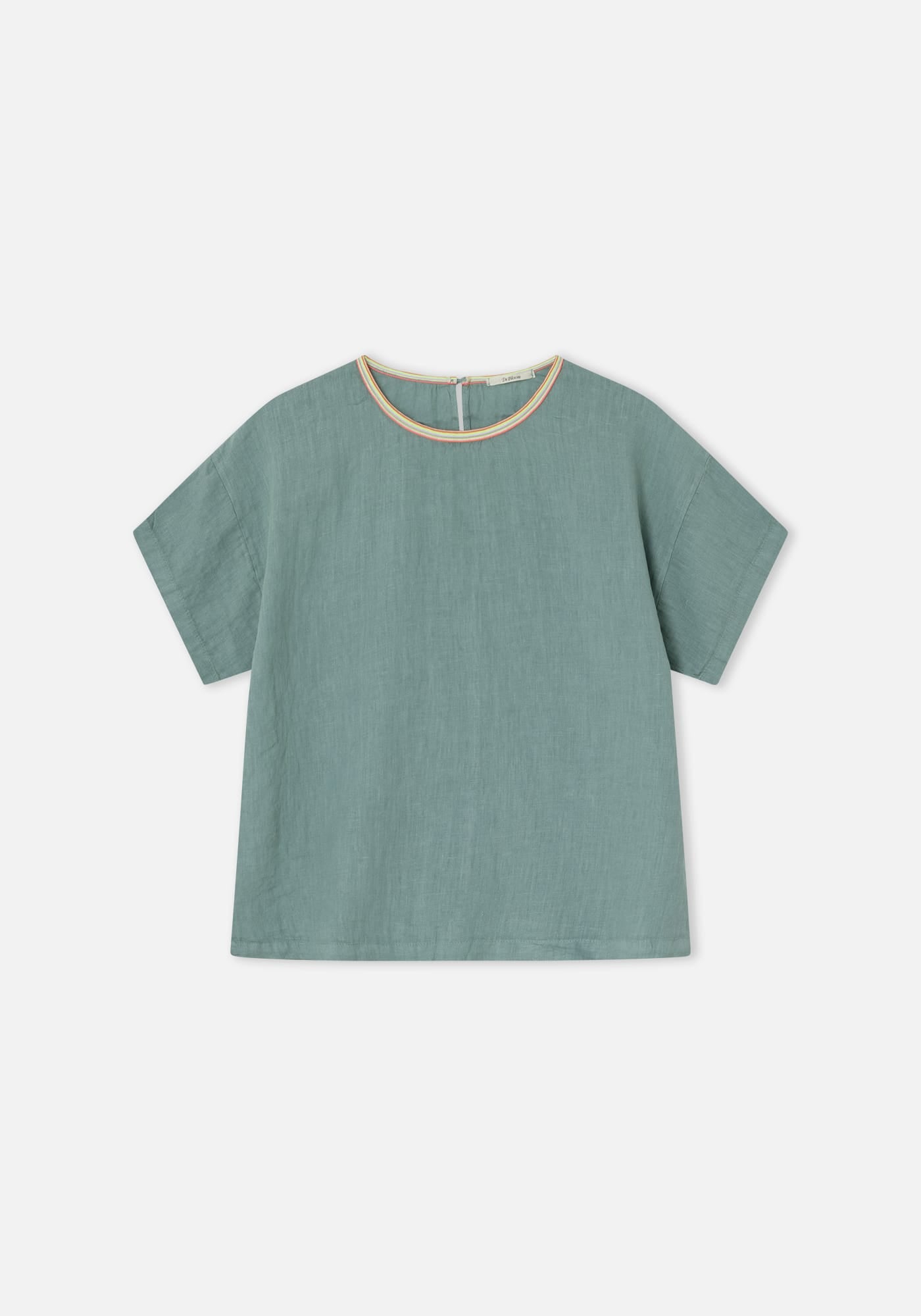 Dr Bloom Tops Flake Linen Shirt in Green