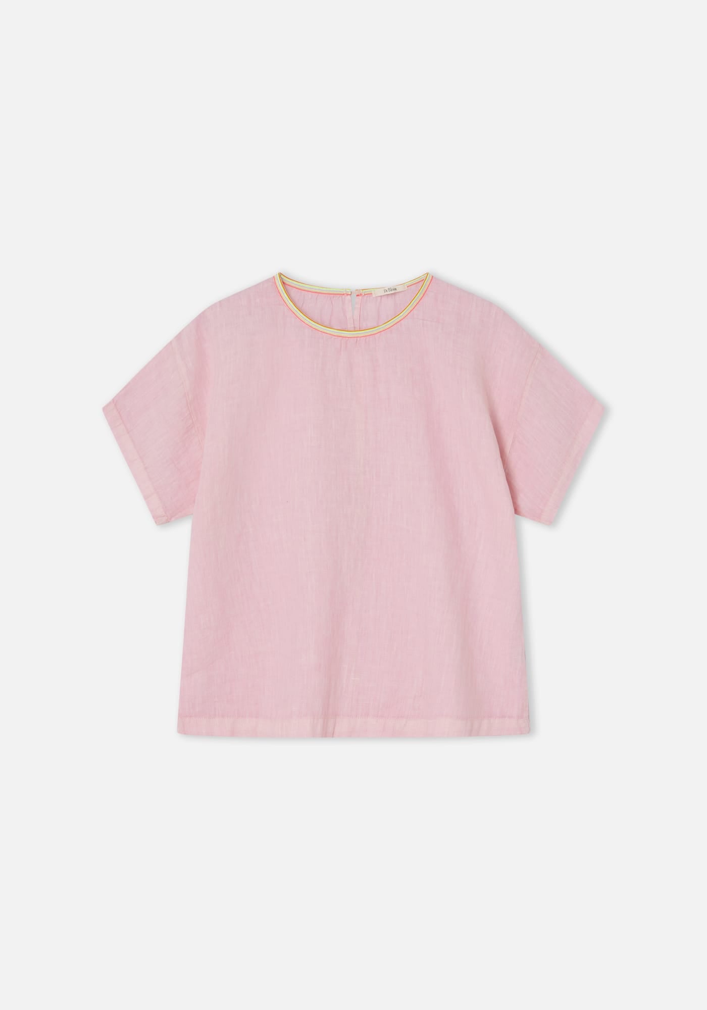 Dr Bloom Tops Flake Linen Shirt in Pink