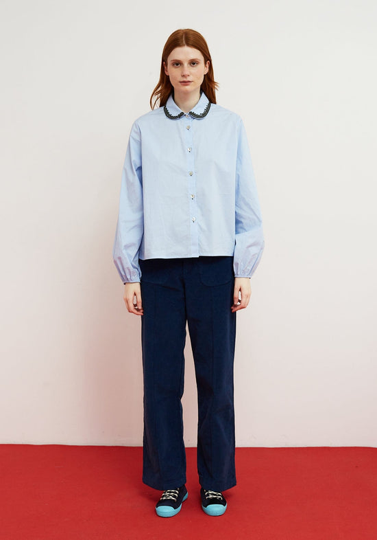Dr Bloom Tops Fun Shirt in Azul