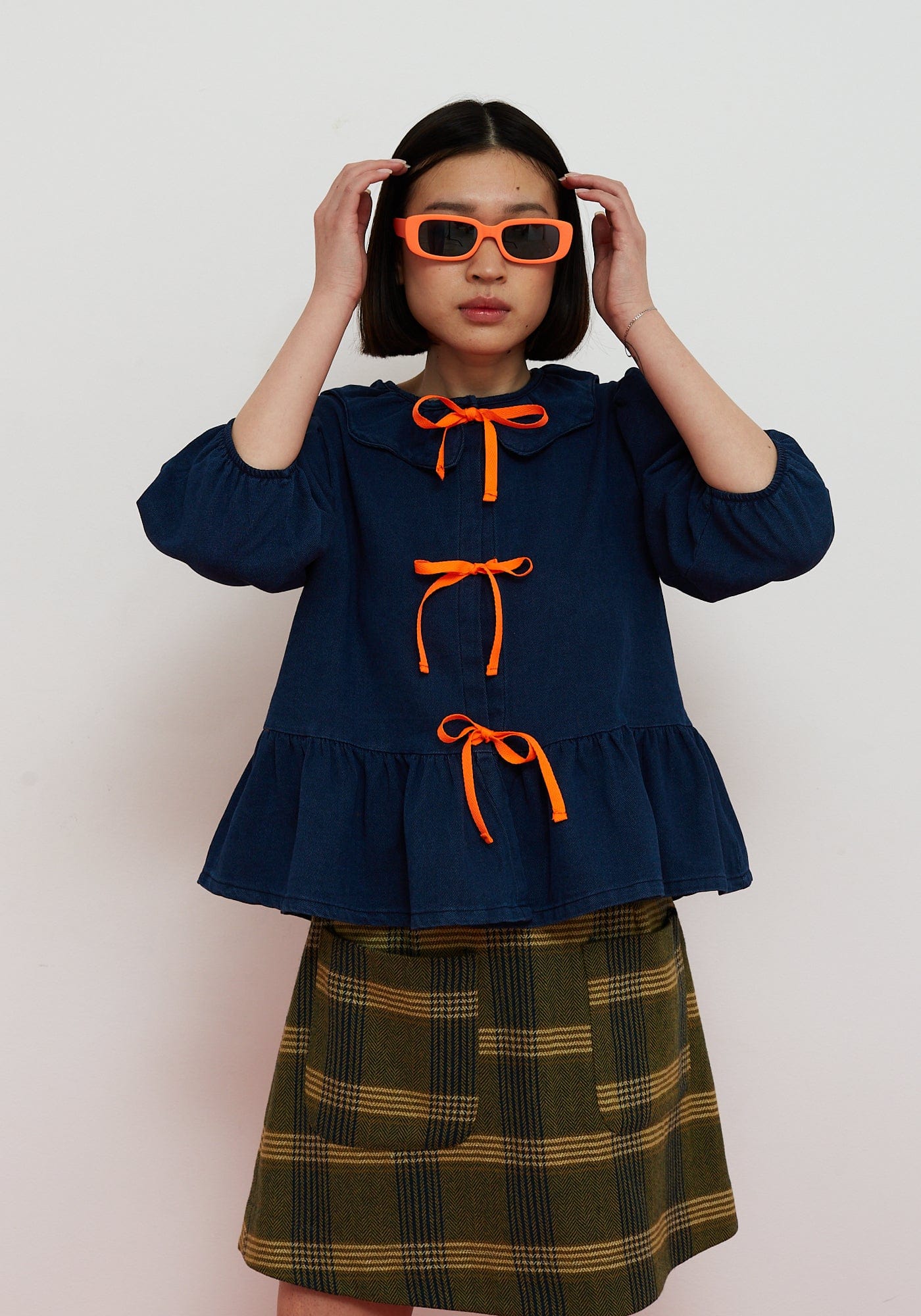 Dr Bloom Tops Twinkle Shirt in Blue