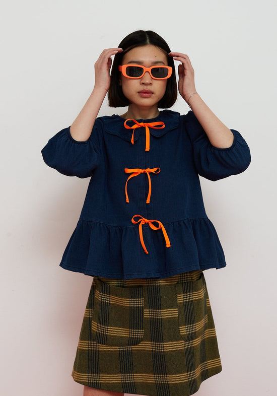 Dr Bloom Tops Twinkle Shirt in Blue