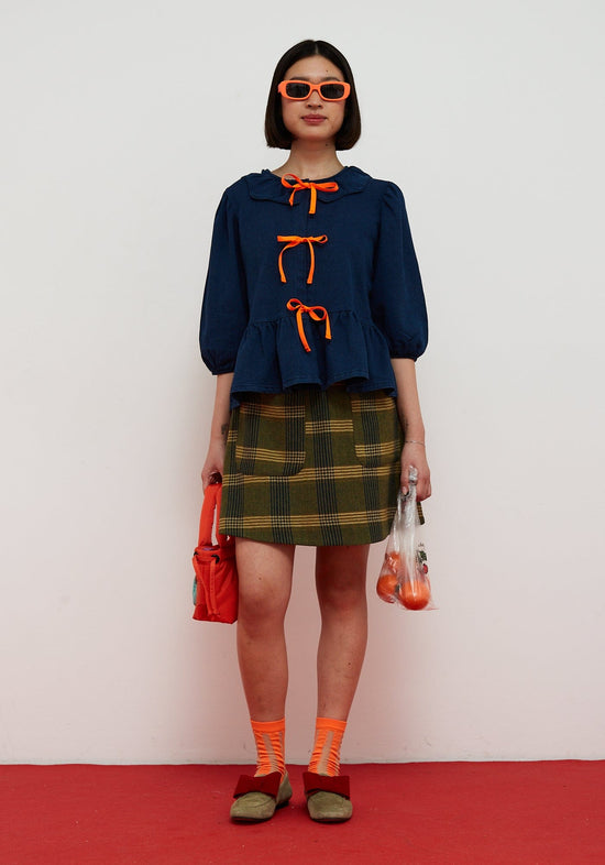 Dr Bloom Tops Twinkle Shirt in Blue