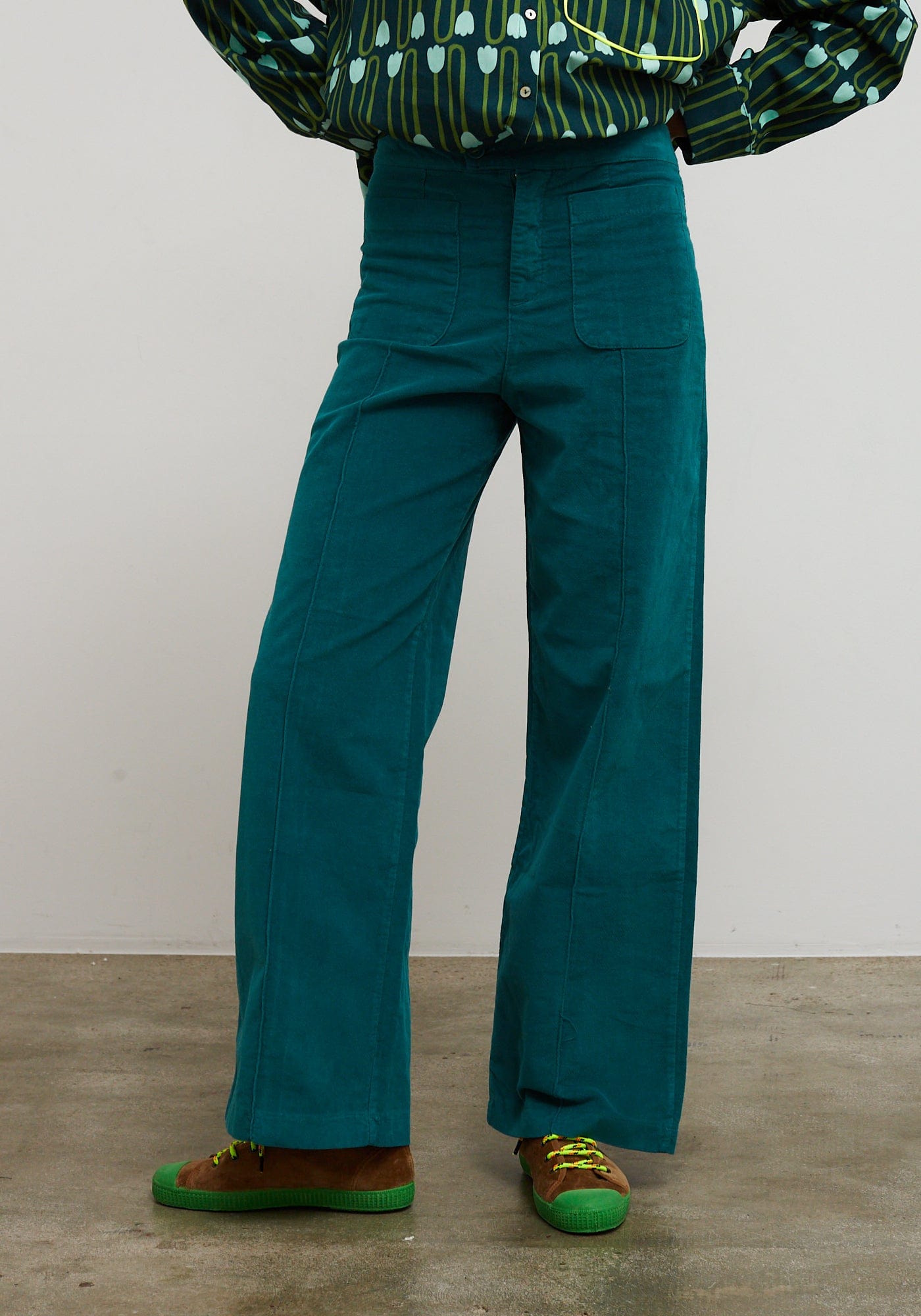 Dr Bloom Trousers Destiny Trousers in Turquoise