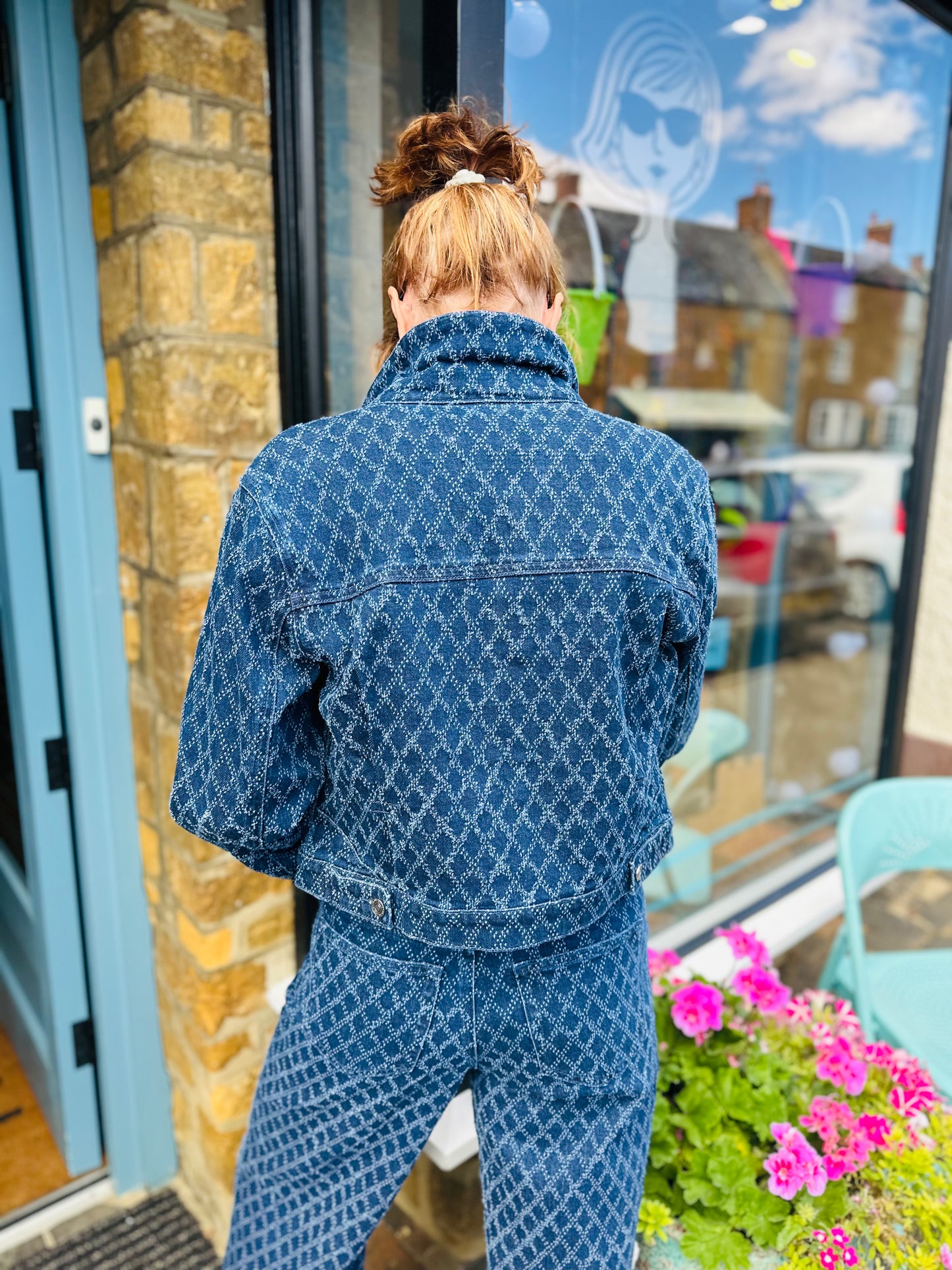 Elan Jackets Diamond Blues Denim Jacket
