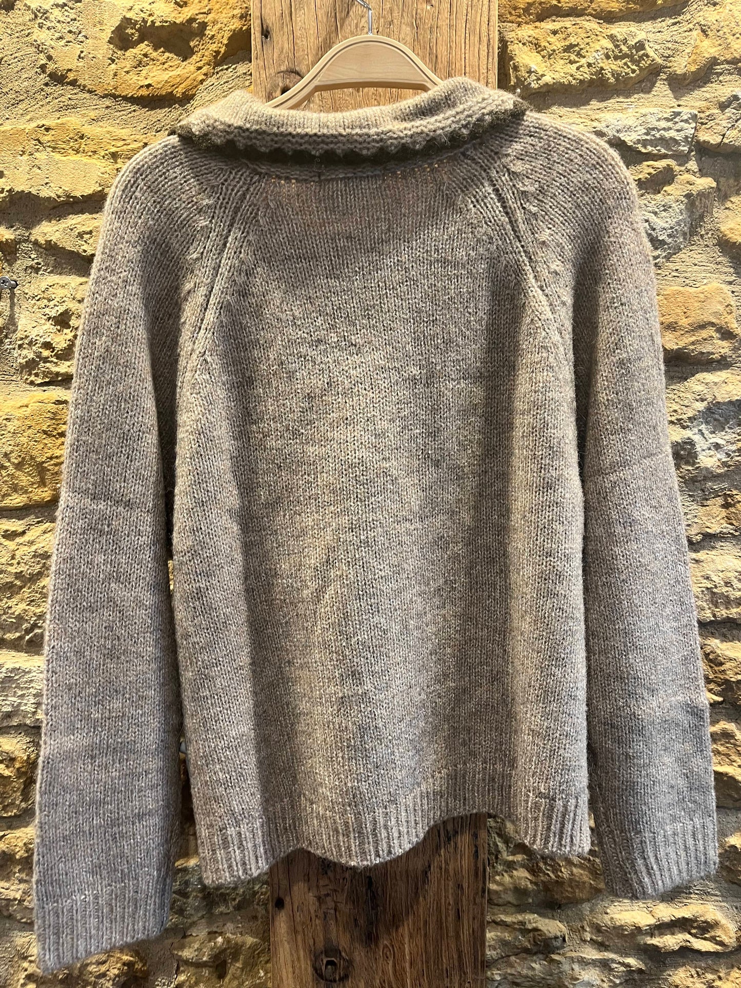 Elan Knitwear Murray Jumper in Nutmeg