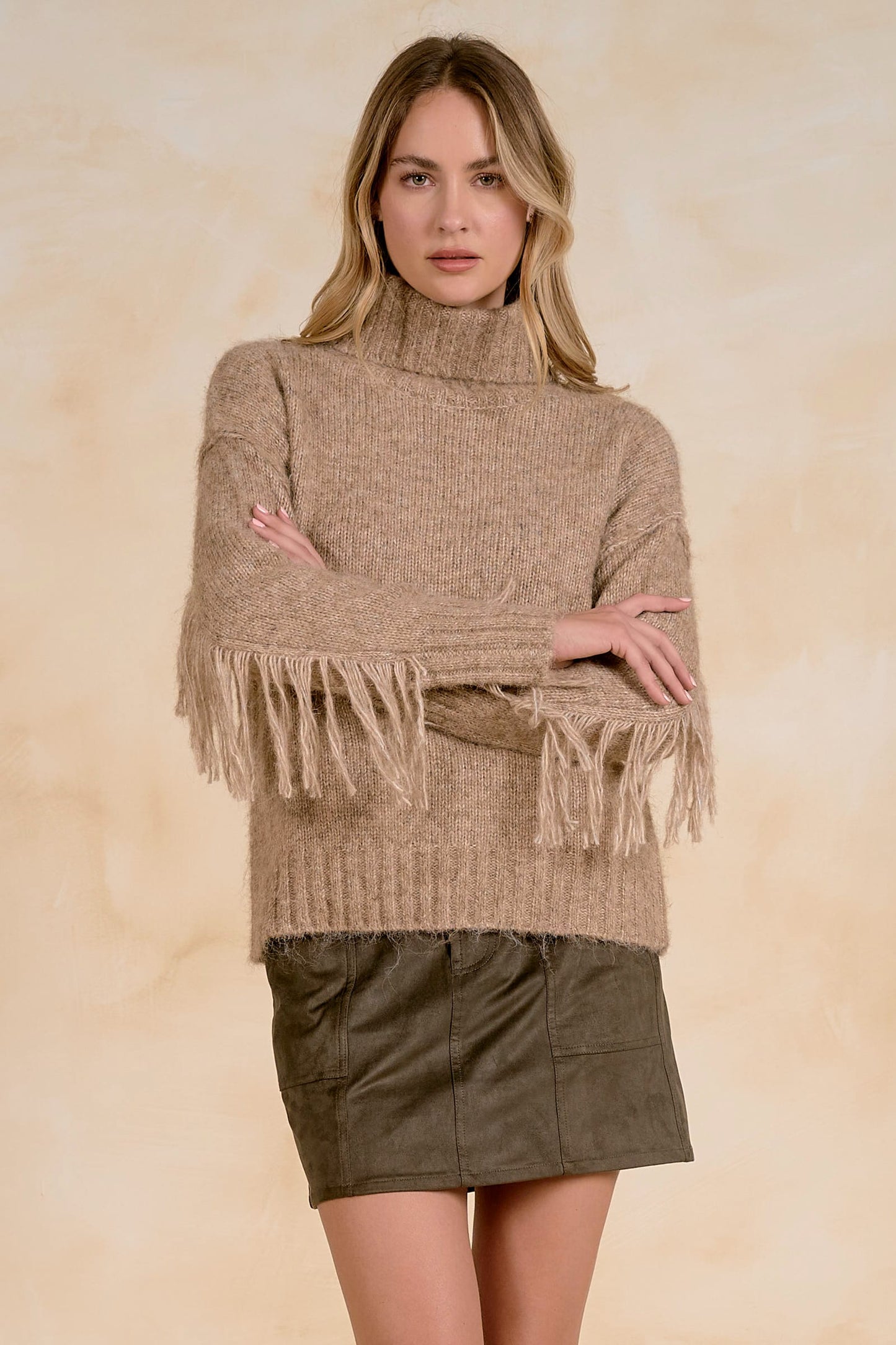 Elan Knitwear Winter Warmer in Oat