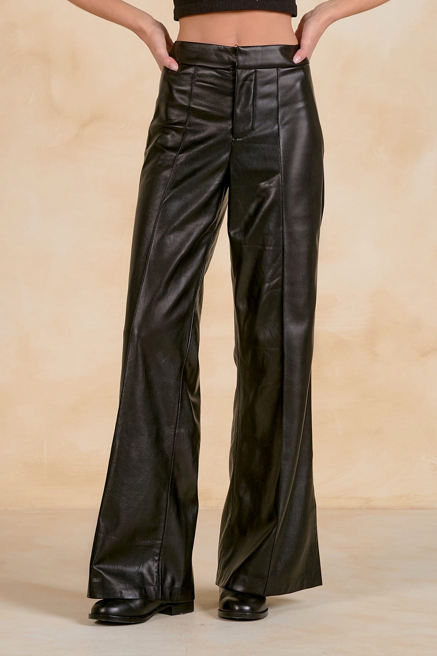 Elan Trousers Austin Pleather Trousers