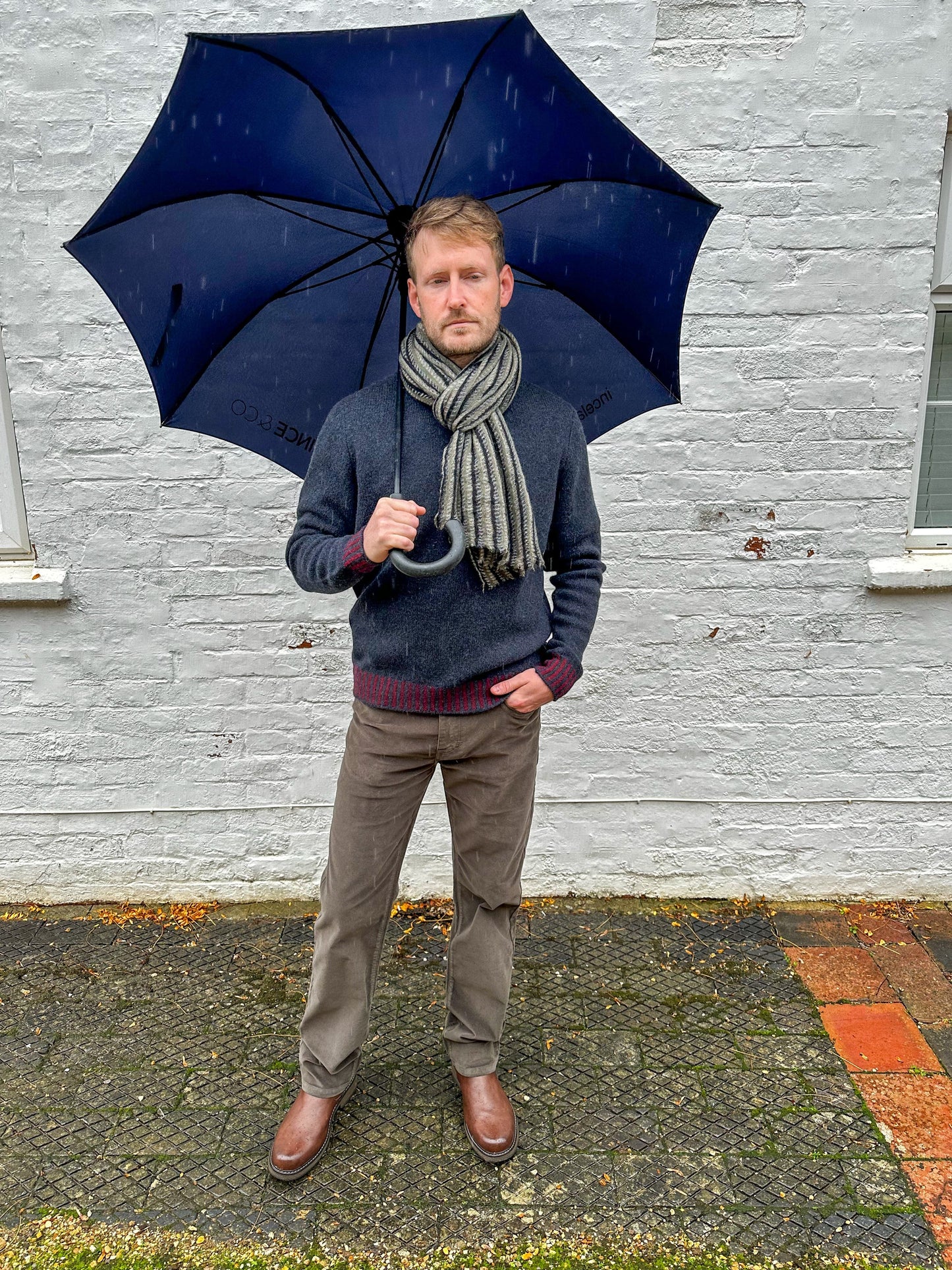 ERIBE Knitwear Knitwear Bruar Jumper Black Grouse