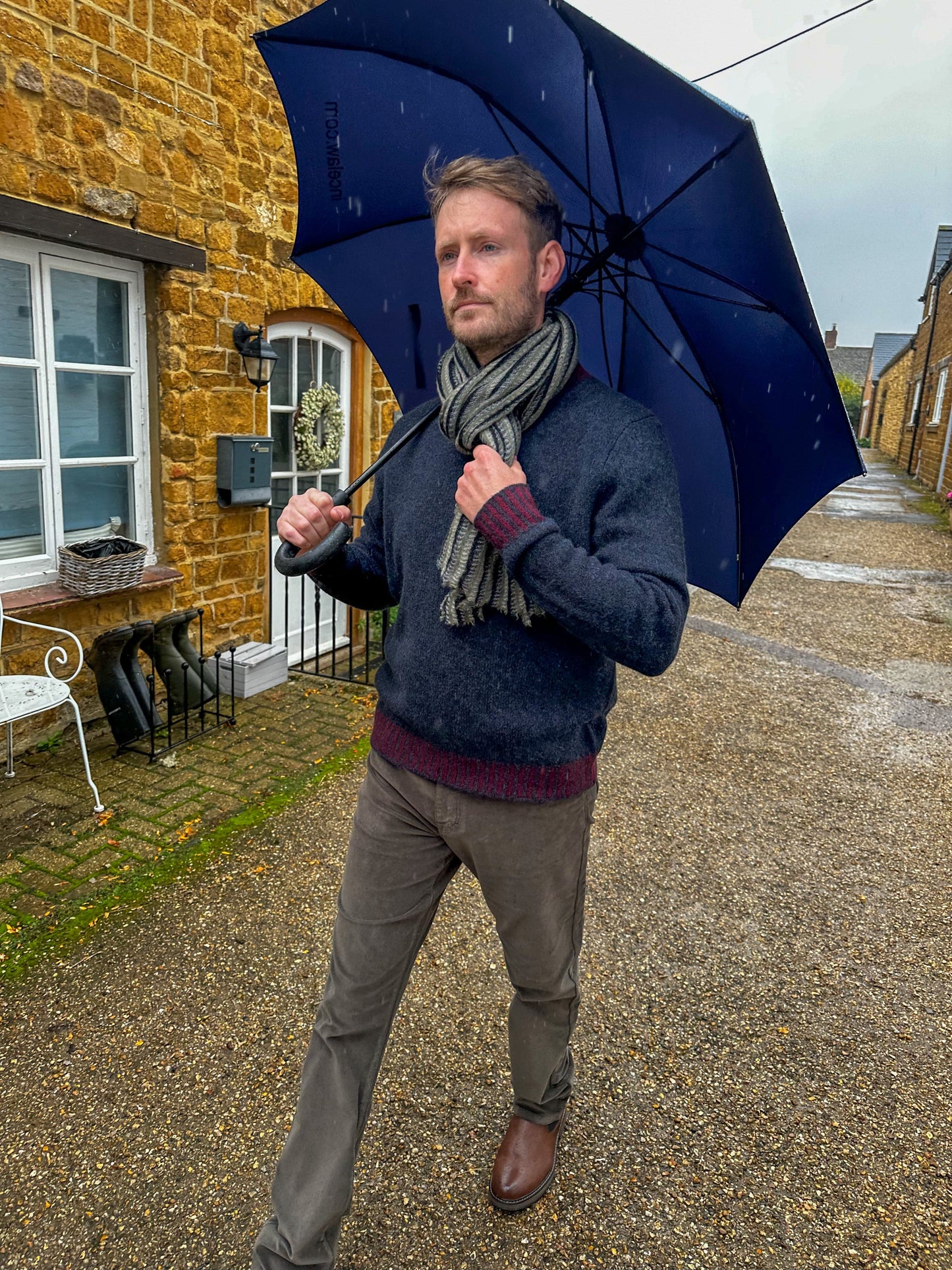 ERIBE Knitwear Knitwear Bruar Jumper Black Grouse