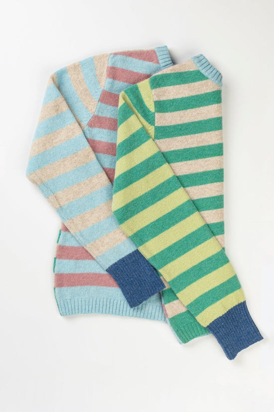 ERIBE Knitwear Knitwear Calamine / Small Stobo Stripe Jumper