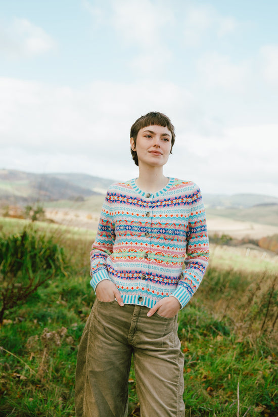 ERIBE Knitwear Knitwear Kinross Cardigan in Mural