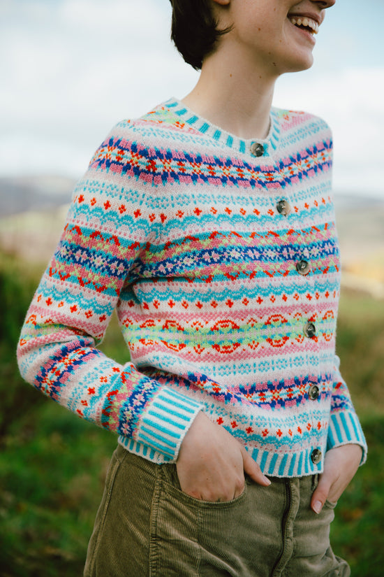ERIBE Knitwear Knitwear Kinross Cardigan in Mural