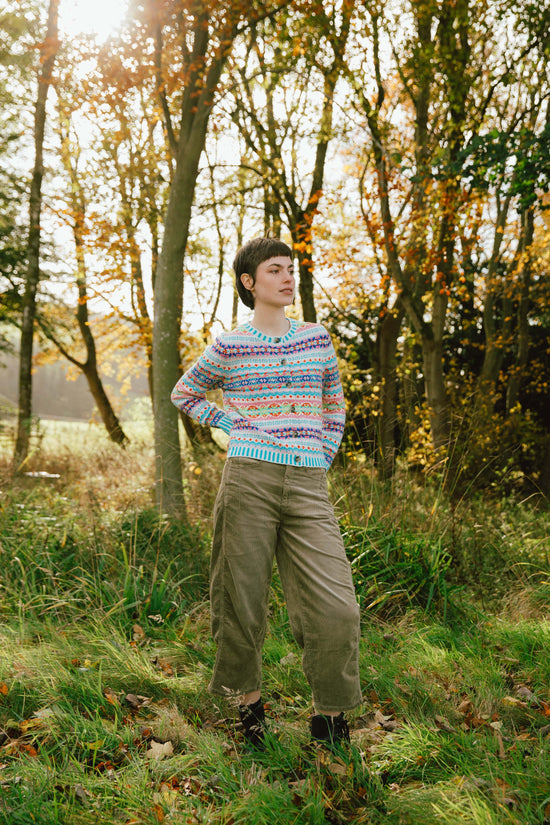 ERIBE Knitwear Knitwear Kinross Cardigan in Mural