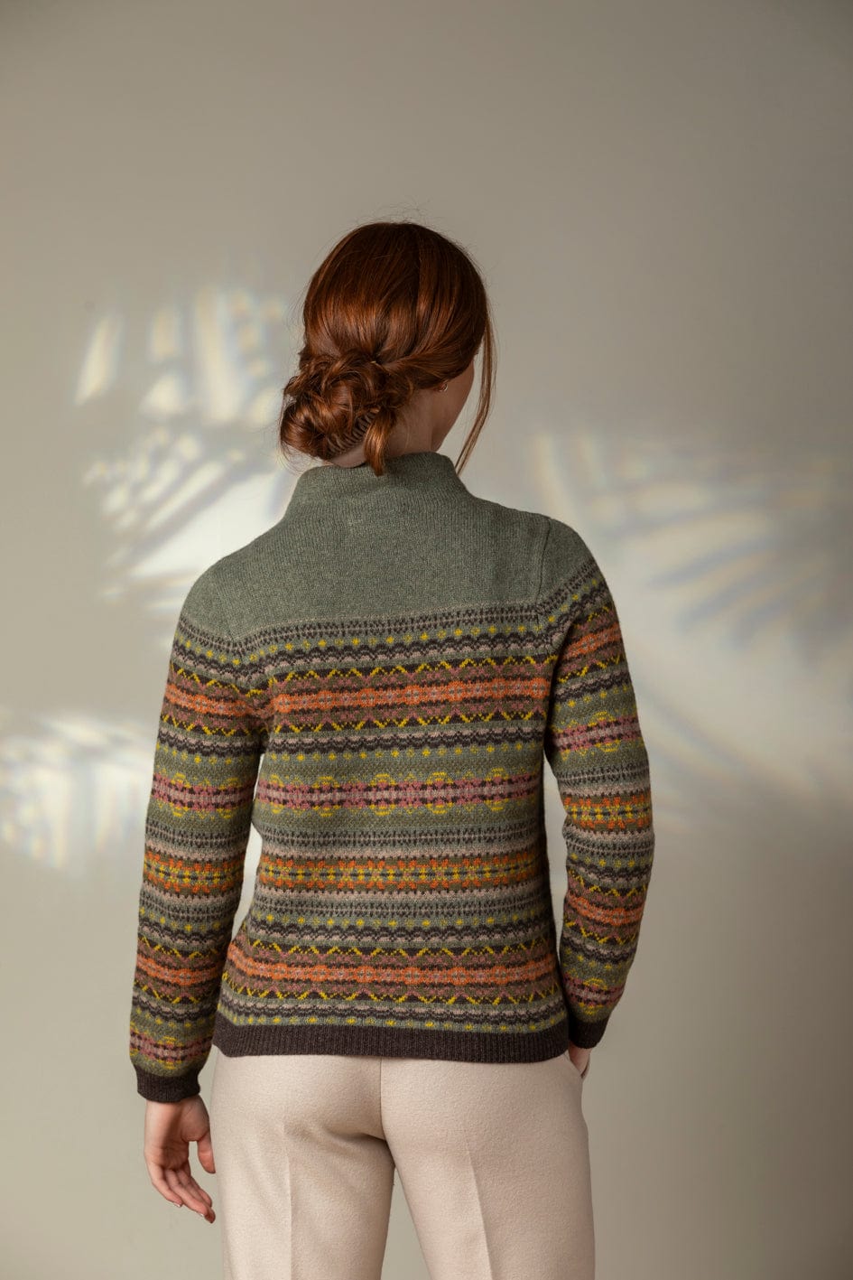 ERIBE Knitwear Knitwear Kinross High Neck Jumper in Agate