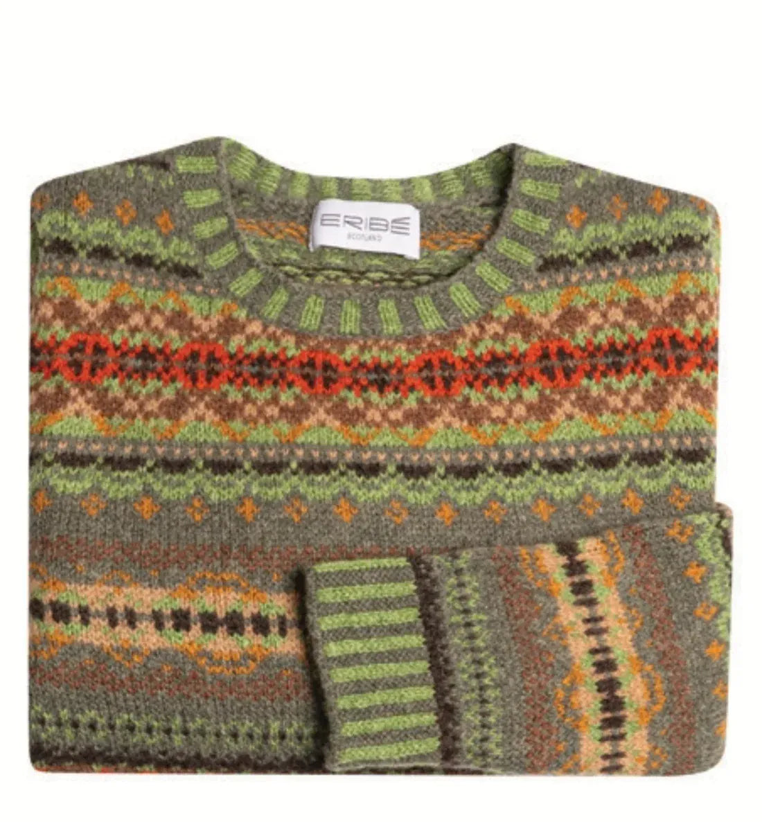ERIBE Knitwear Knitwear Kinross Merino Knit in Pistachio