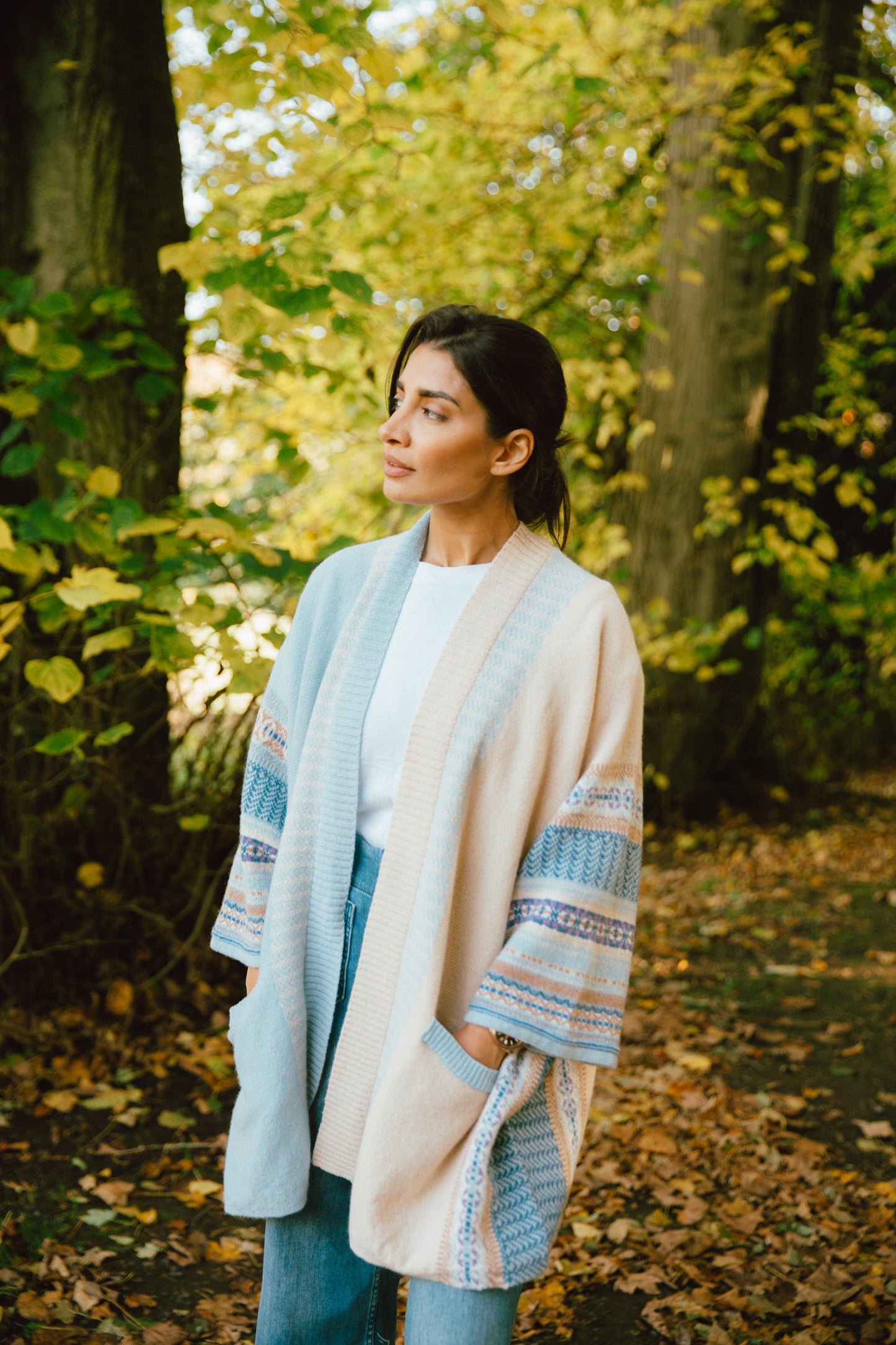 ERIBE Knitwear Knitwear One size Montrose Blanket Coat in Robyn