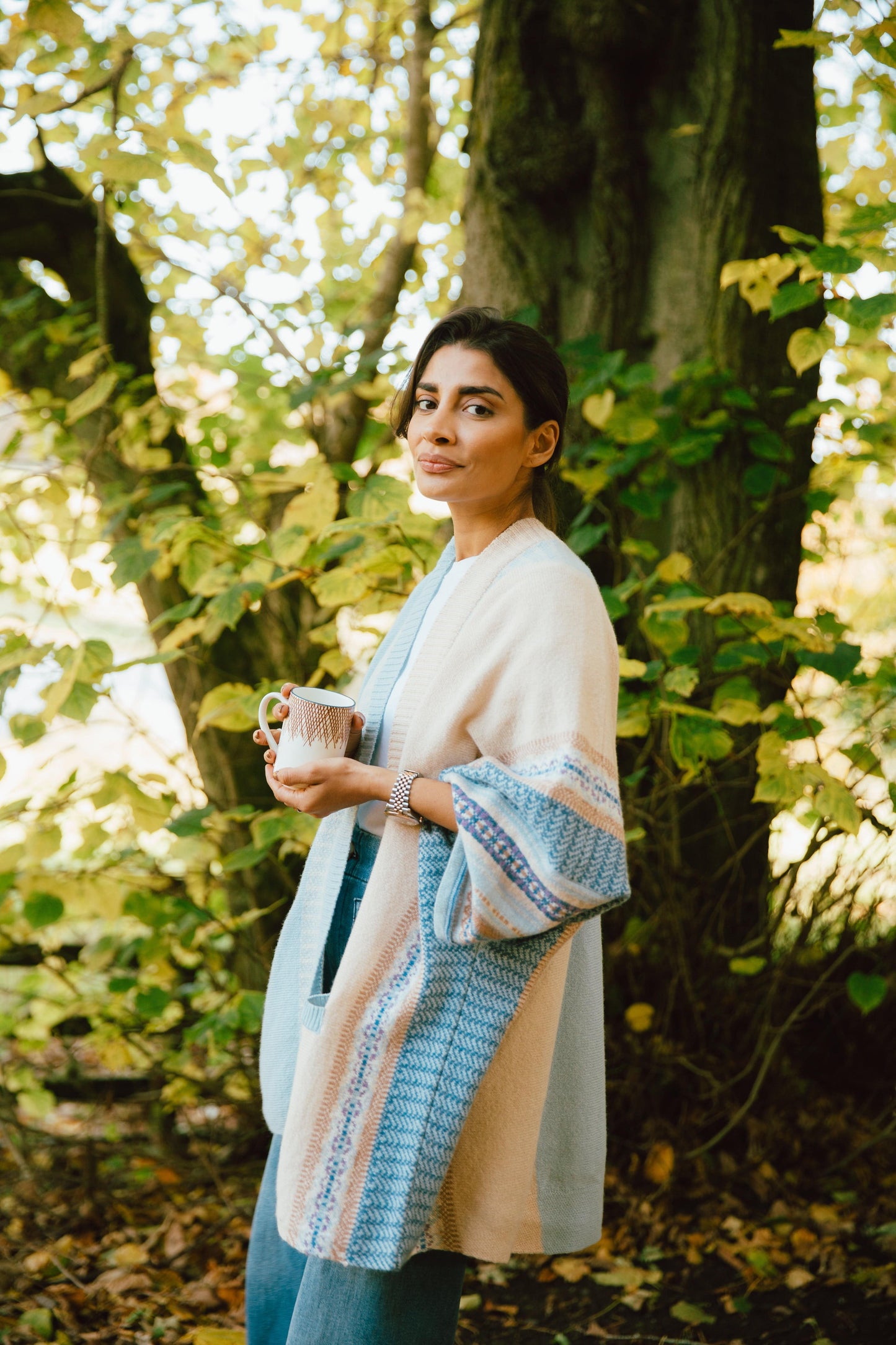 ERIBE Knitwear Knitwear One size Montrose Blanket Coat in Robyn