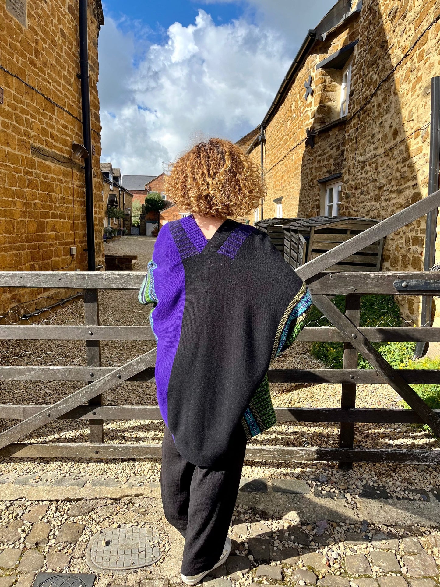 ERIBE Knitwear Knitwear One size Montrose Blanket Coat in Sirius