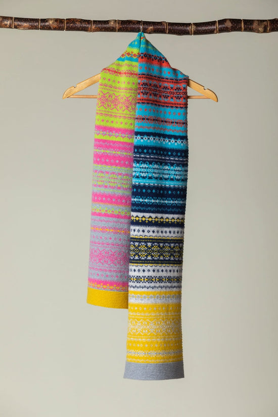 ERIBE Knitwear Scarves Festival Alloa Fairisle Scarf