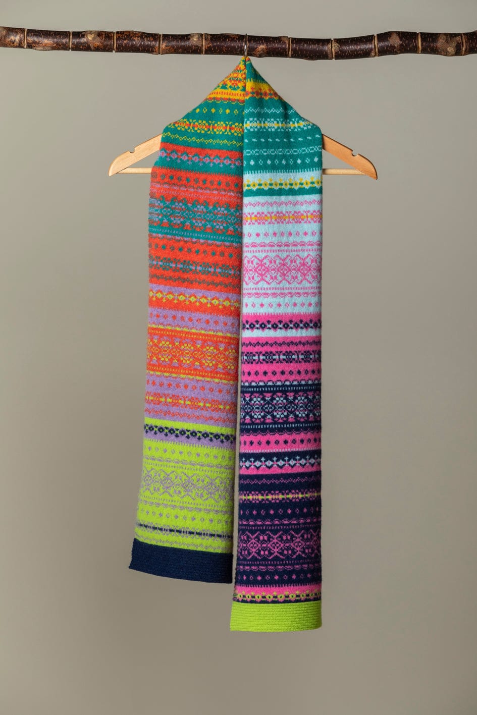 ERIBE Knitwear Scarves Molly-Calla Alloa Fairisle Scarf