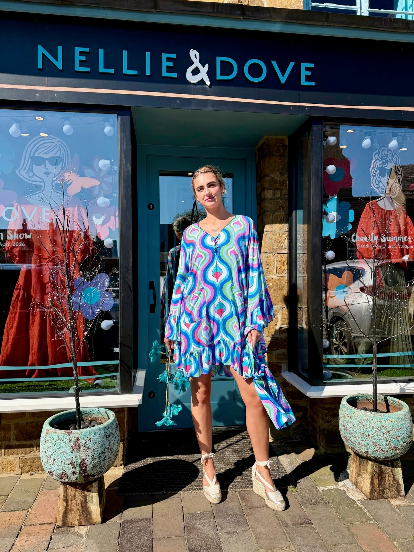 Feather & Find Dresses Angel Poncho in Love Vibrations